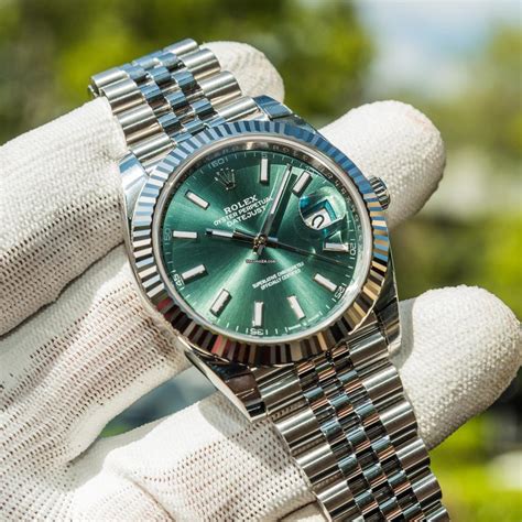 Rolex Datejust 41mm mint green